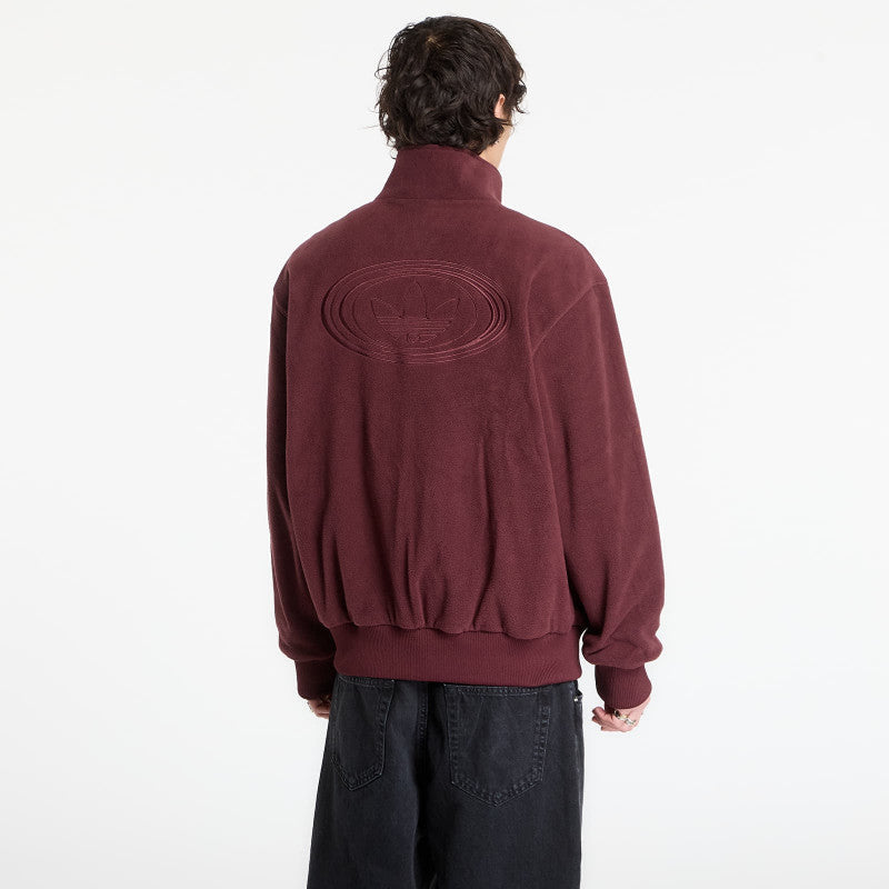 adidas 90S Alternative Sport Reversible Polar Fleece Firebird Track Top Aurora Plum/ Aurora Ruby