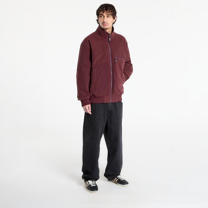 adidas 90S Alternative Sport Reversible Polar Fleece Firebird Track Top Aurora Plum/ Aurora Ruby