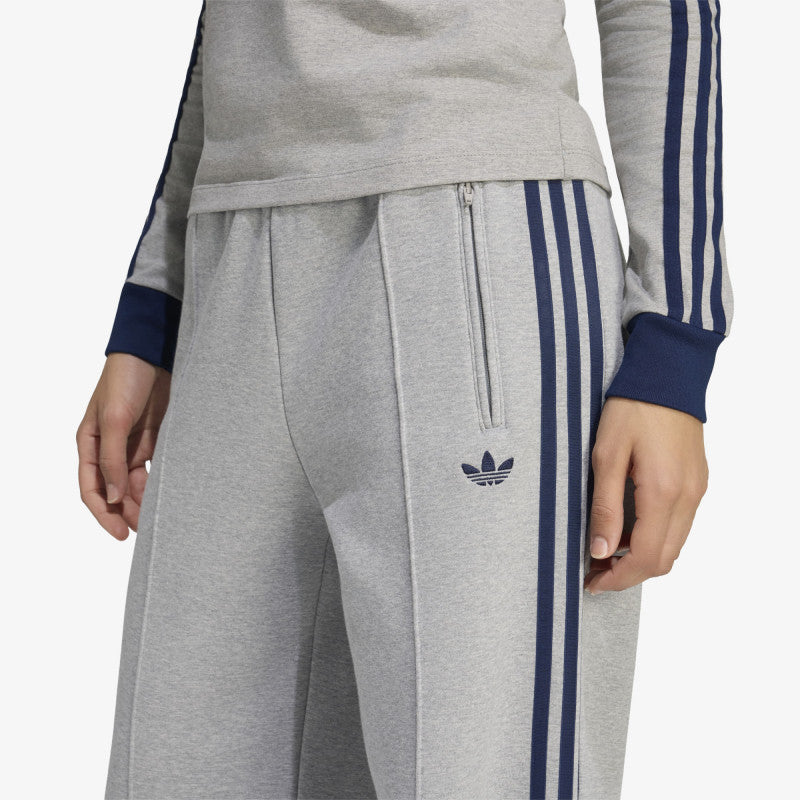 adidas Engineered Rib Firebird Loose Track Pant Medium Grey Heather/ Night Indigo/ Magic Mauve