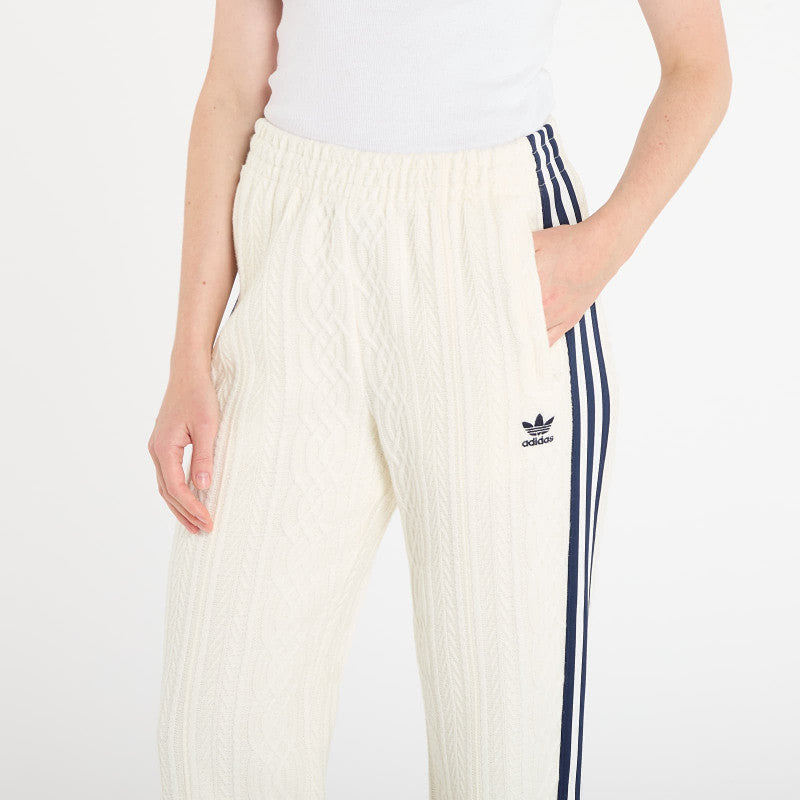 adidas Knit Classic Track Trousers Off White