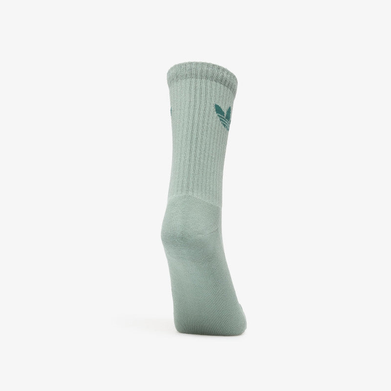 adidas Trefoil Crew Socks 10-Pack Silver Green/ Glow Pink/ Semi Flash Aqua