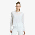 adidas Soft Lux Sheer Long-Sleeve Off White