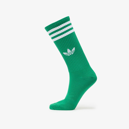 adidas 3-Stripes High Crew Socks 3 Pairs Blue/ Better Scarlet/ Green