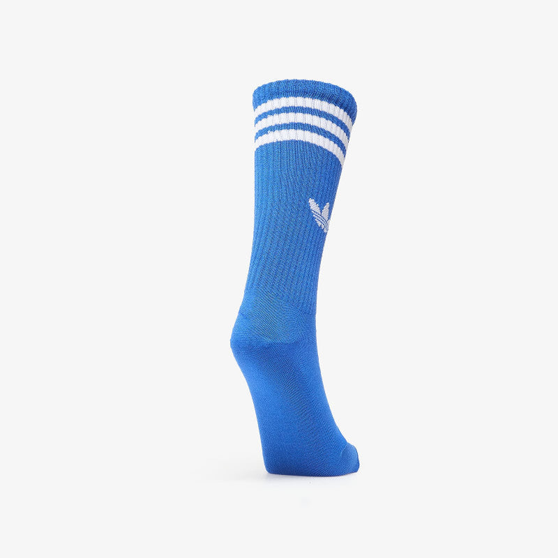 adidas 3-Stripes High Crew Socks 3 Pairs Blue/ Better Scarlet/ Green