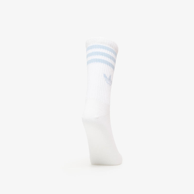 adidas 3-Stripes Crew Socks 3 Pairs Wonder Blue/ Night Indigo/ White