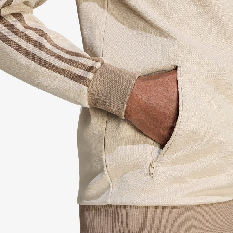 adidas Classic Track Top Khaki Three