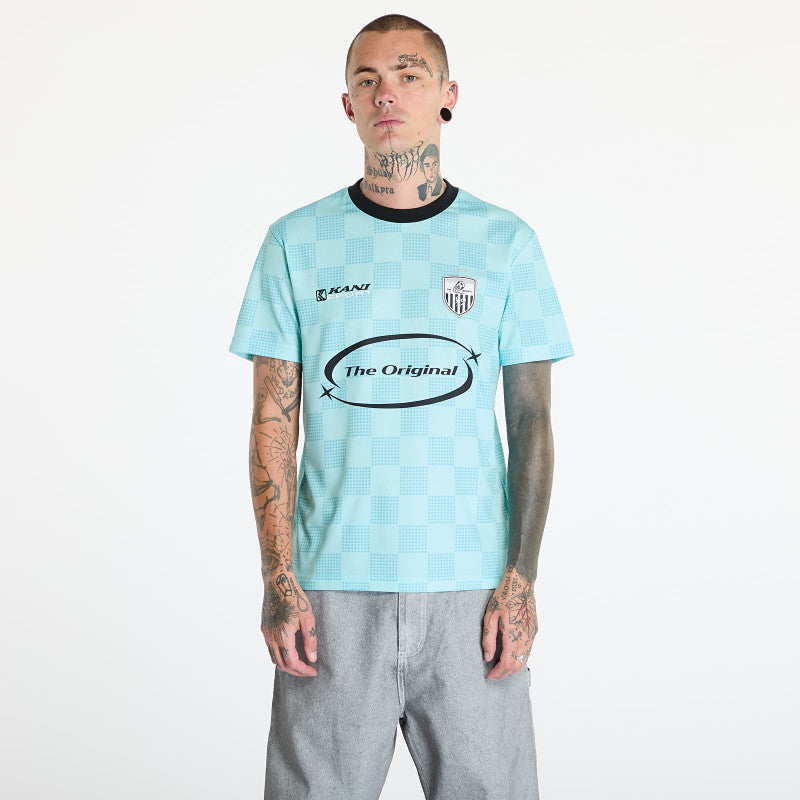 Karl Kani OG Sport Star Check Trikot Light Blue/ Black