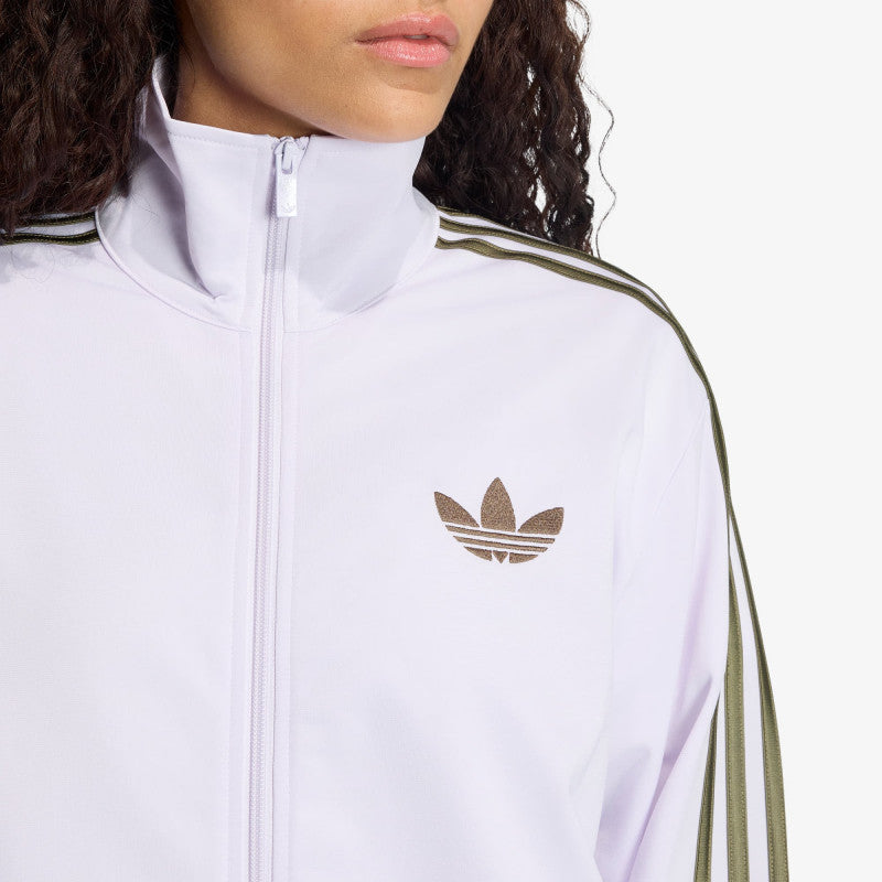 adidas Firebird Track Top Loose Frozen Purple/ Olive Strata