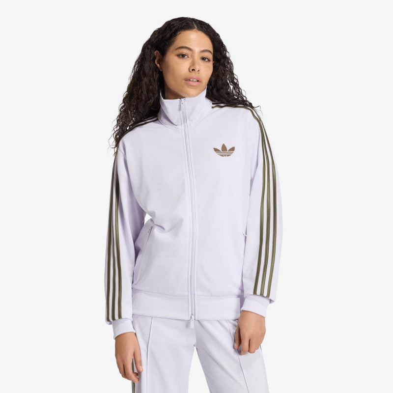 adidas Firebird Track Top Loose Frozen Purple/ Olive Strata