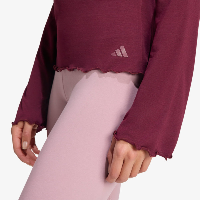 adidas Motion Long Sleeve Maroon