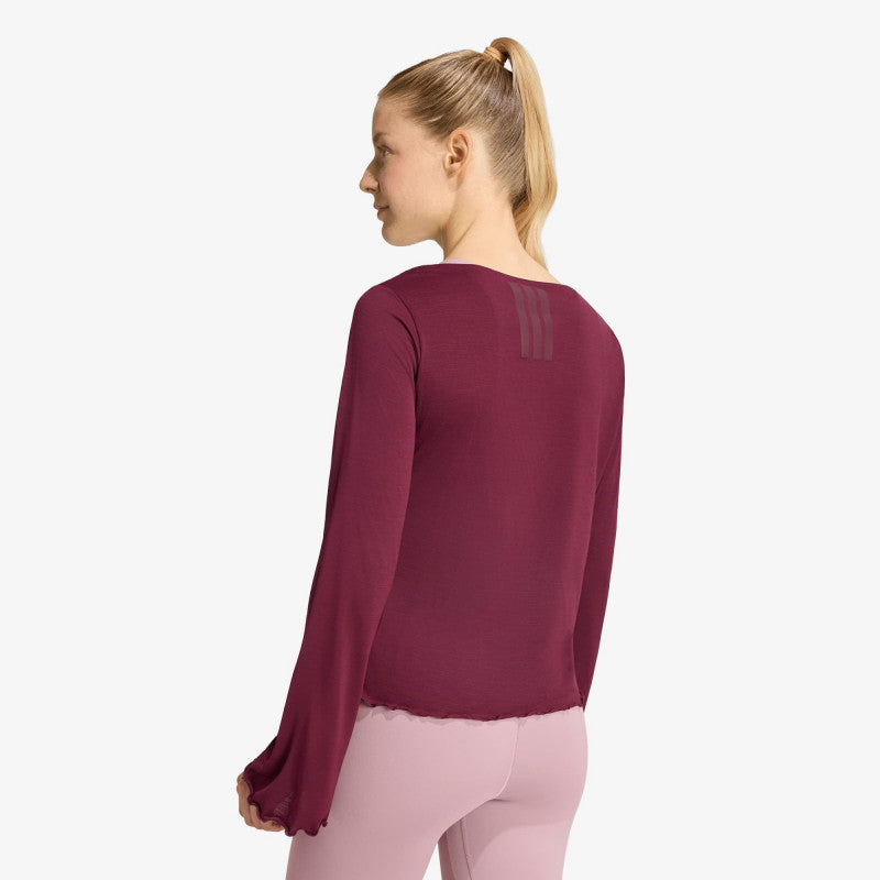 adidas Motion Long Sleeve Maroon