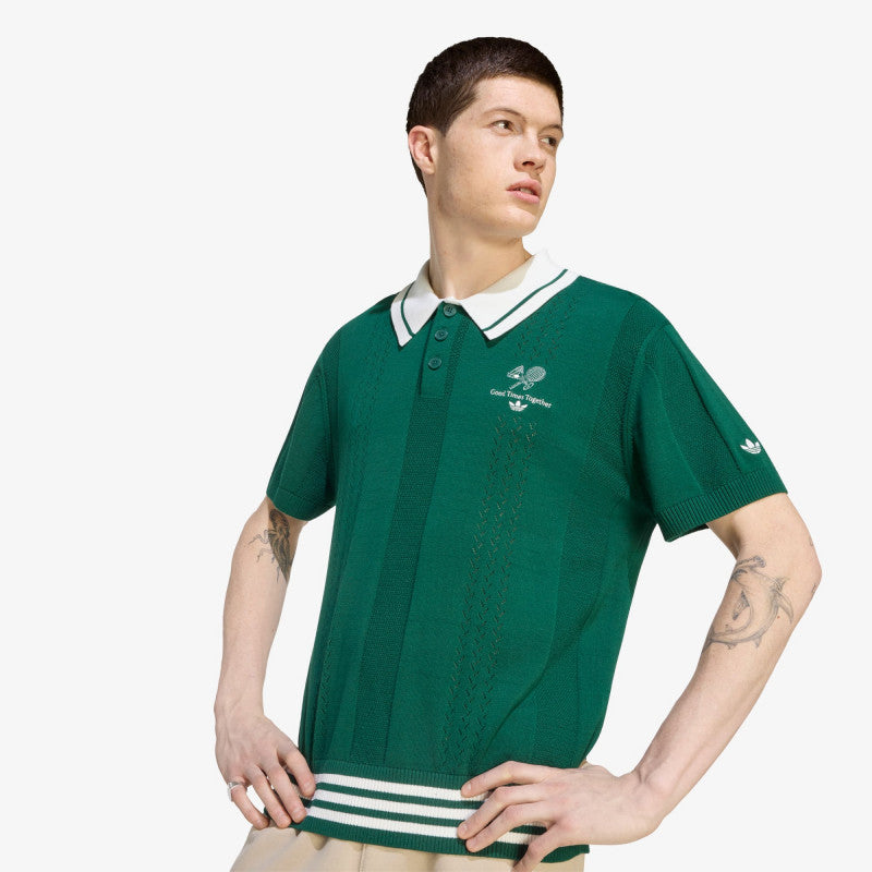 adidas Polo Sweater Ss Dark Green