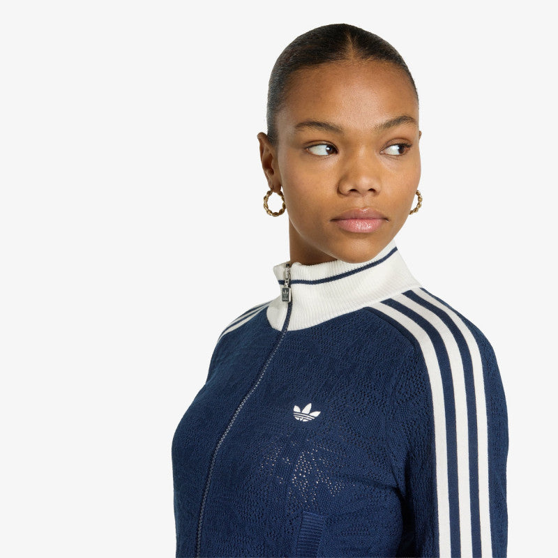 adidas Sports Track Top Night Indigo/ Off White