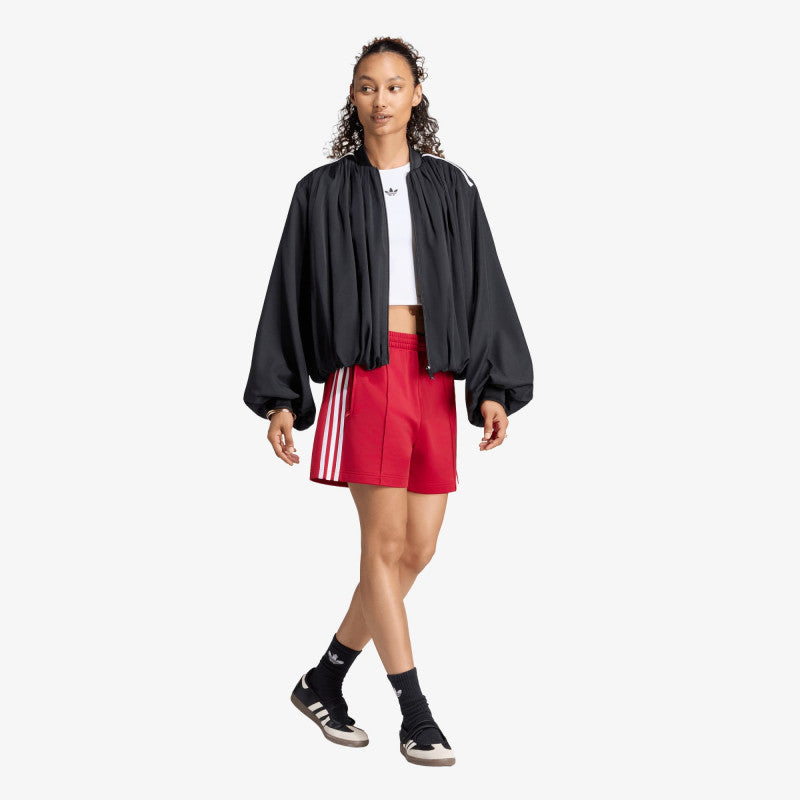 adidas Satin Pleated Track Top Black