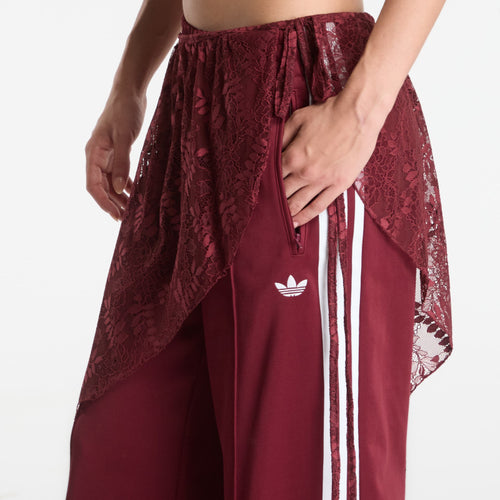 adidas 2In1 Firebird Loose Track Pants With Lace Skirt Shadow Red