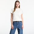 Calvin Klein Ss 20S Jersey Emblem Crew Tee Tofu