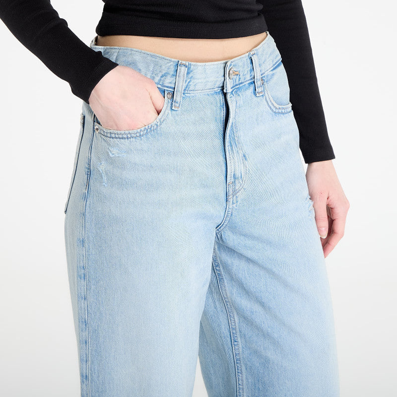 Jeansy Calvin Klein Jeans Low Rise Baggy Ramshead Blue