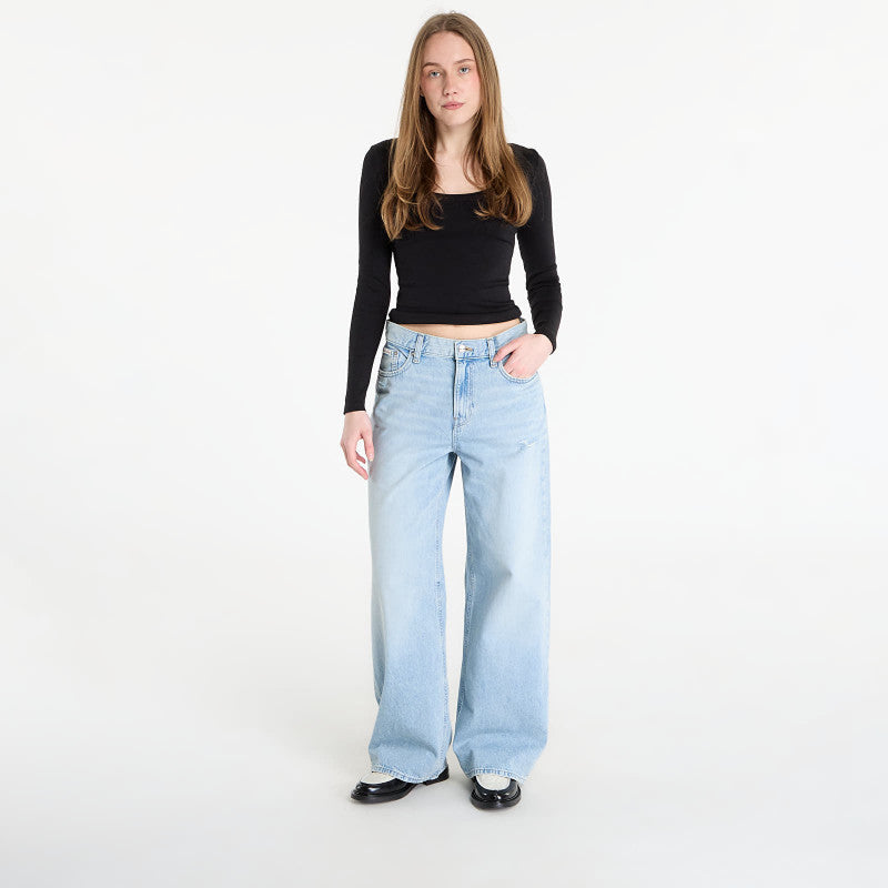 Jeansy Calvin Klein Jeans Low Rise Baggy Ramshead Blue