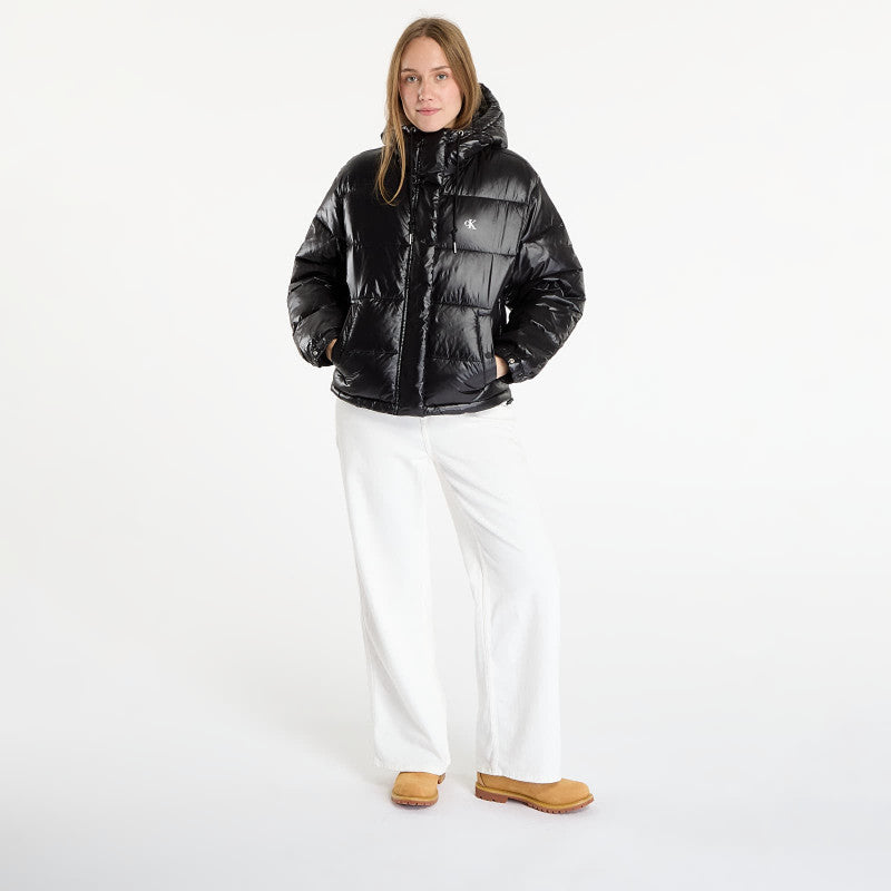 Calvin Klein Jeans Shine Puffer Jacket Black