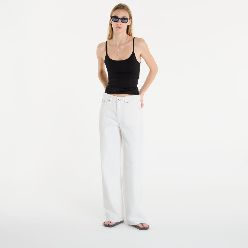 Jeansy Calvin Klein Jeans Low Rise Soft Baggy Jeans White