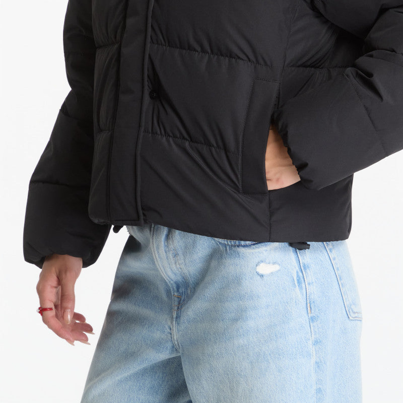 Calvin Klein Jeans Matte Mw Short Puffe Black