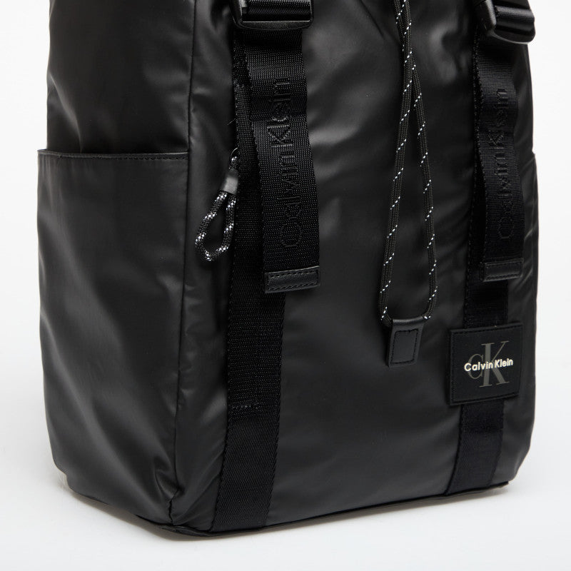 Calvin Klein Rubberized Flap Back Black