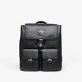 Calvin Klein Bold Pebble Flap Backpack Black