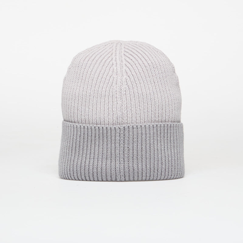 Calvin Klein Patch Wool Chunky Hat Grey