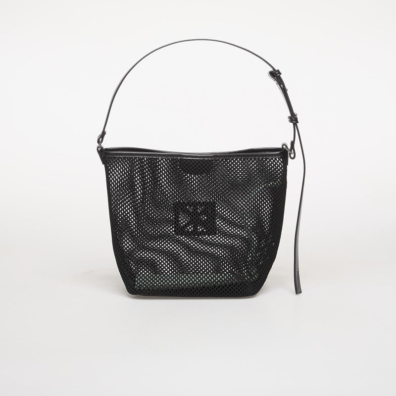 Calvin Klein Emblem Mesh Bucket Black