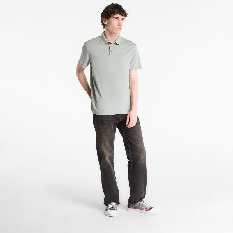 Calvin Klein Ss Supima Chest Emb Polo Shadow