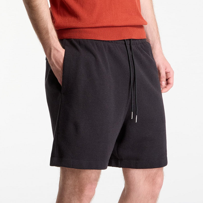 Calvin Klein Jeans Hd Cotton Waffle Short Black