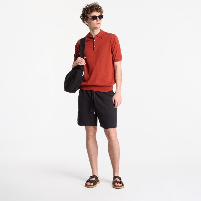 Calvin Klein Jeans Hd Cotton Waffle Short Black