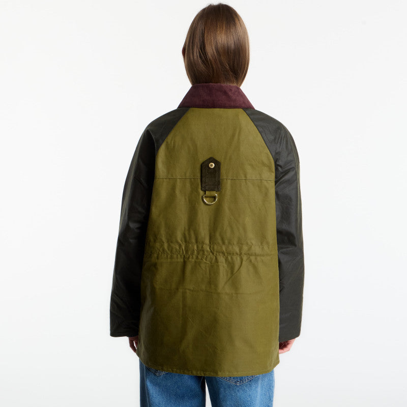 Barbour Treeton Wax Jacket Golden Olive/ Fern/ Ancient