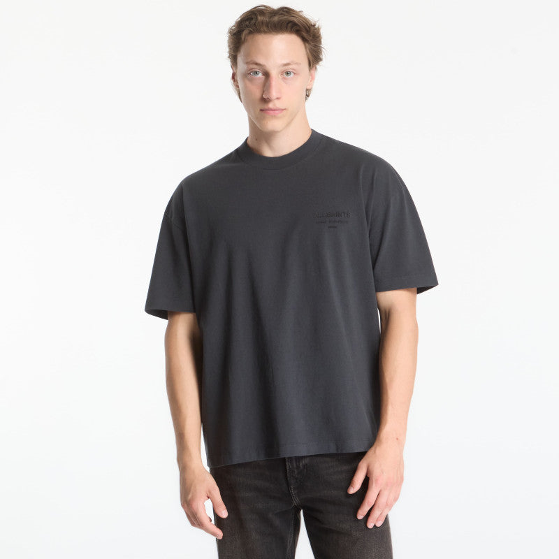 AllSaints Xander Ss Crew Carter Grey