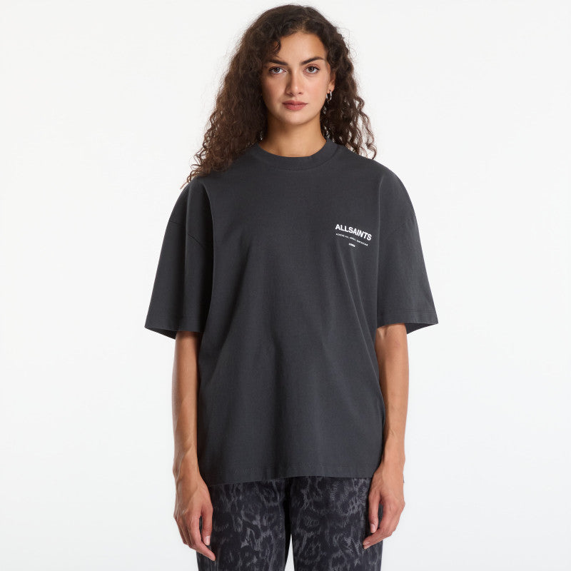 AllSaints Backstage Ss Crew Carter Grey