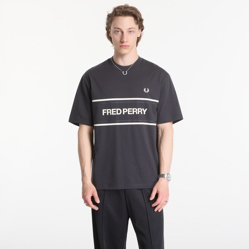 Fred Perry Fred Perry Graphic T-Shirt Black