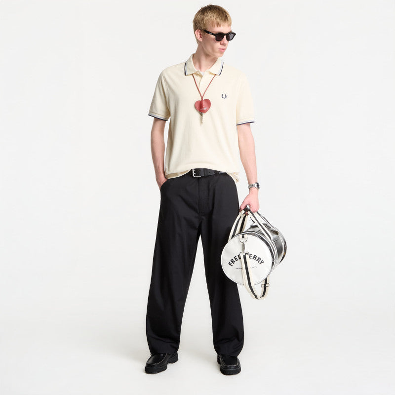 Fred Perry Twin Tipped Fred Perry Shirt Ecru
