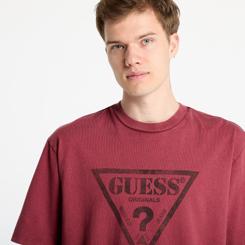 GUESS Originals Go Vintage Triangle Tee Vino Multi
