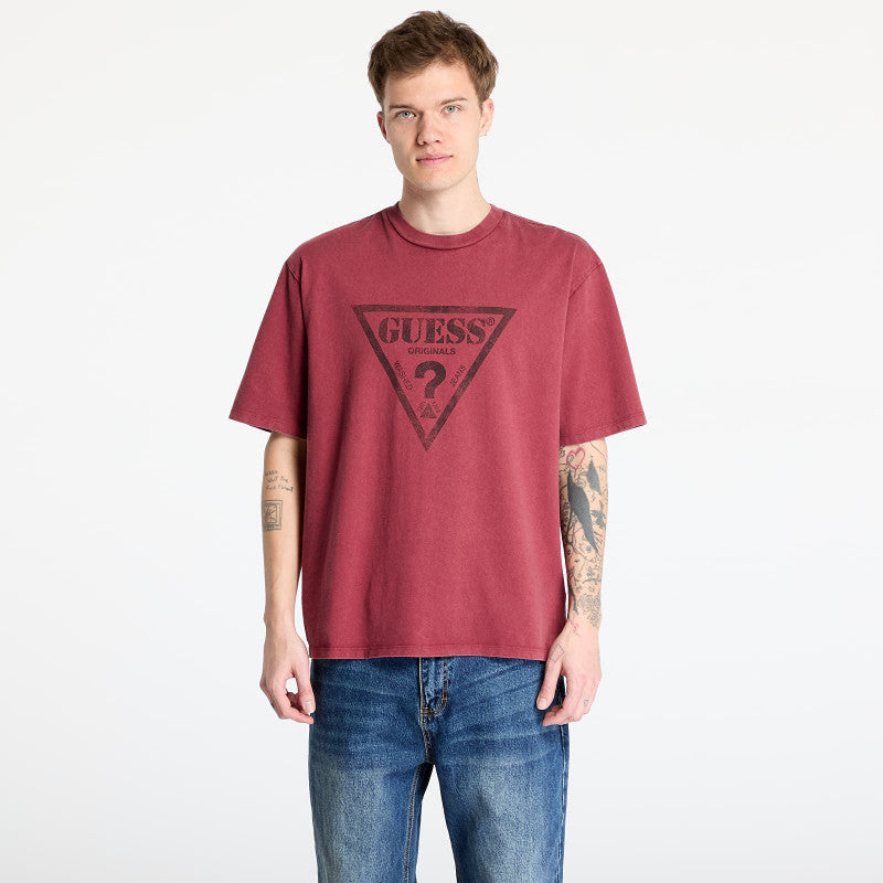 GUESS Originals Go Vintage Triangle Tee Vino Multi