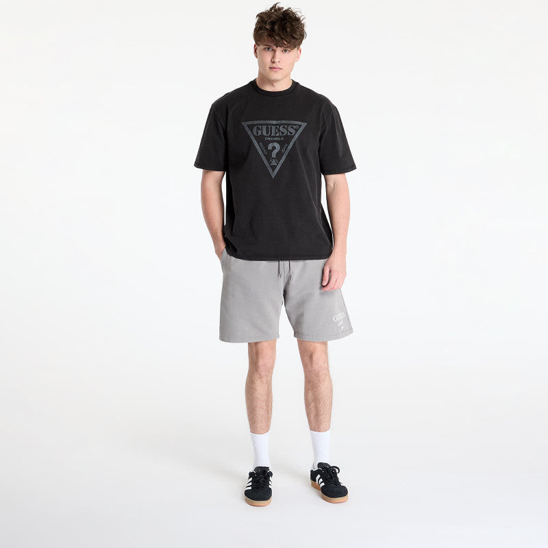 GUESS Originals Front Logo T-Shirt Jet Black Multi
