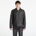 Guess Jeans Pu Leather Jacket Jet Black