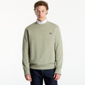 FRED PERRY Crew Neck Sweatshirt Seagrass