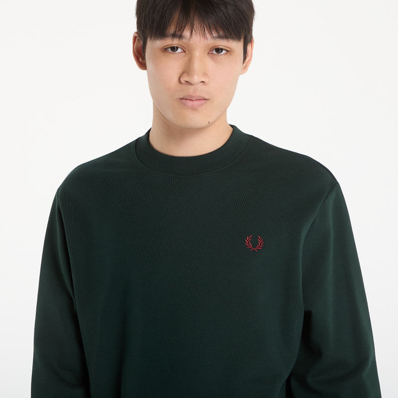 FRED PERRY Crew Neck Sweatshirt Grsrts/ Stkbl/ Oxb