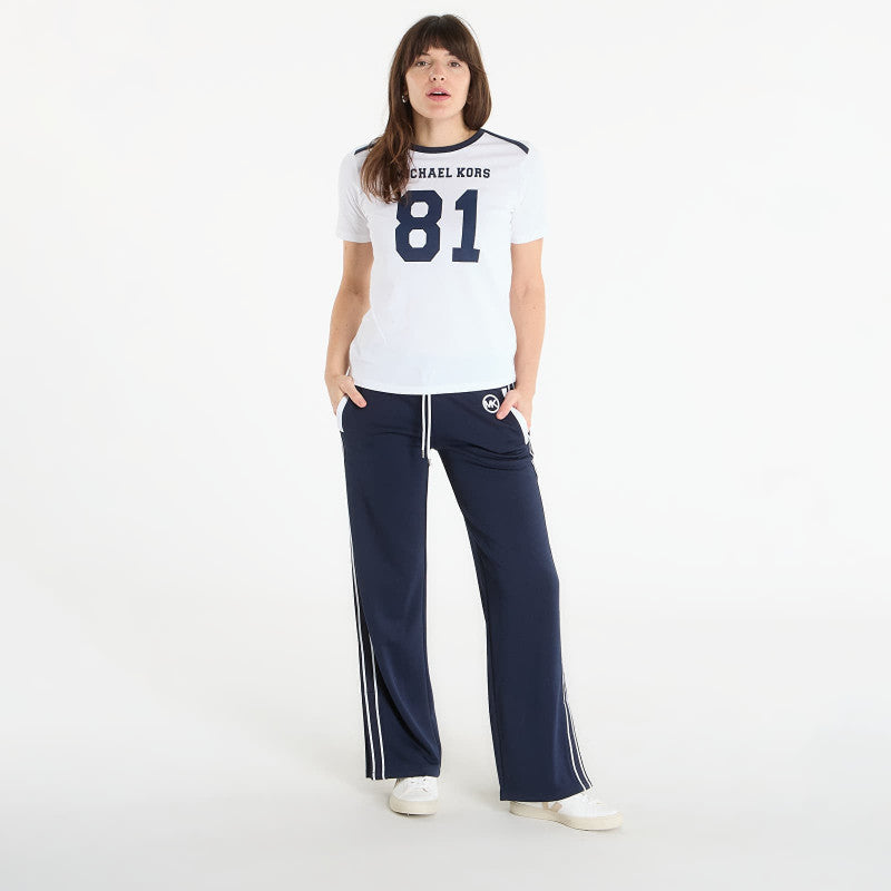 Michael Kors Contrast Trim Track Pant Midnight Blue