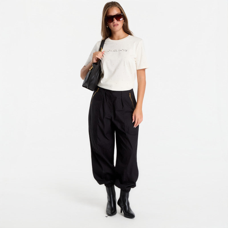 Michael Kors Classic Mk Stud Tee Bone