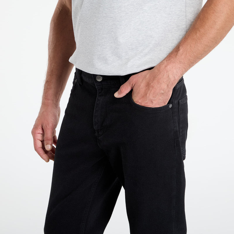 Jeansy Tommy Hilfiger Straight Denton Sstr Jeans Denim Croft Black