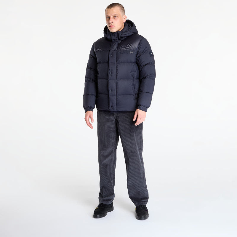 Tommy Hilfiger Mix Down Hooded Puffer Desert Sky