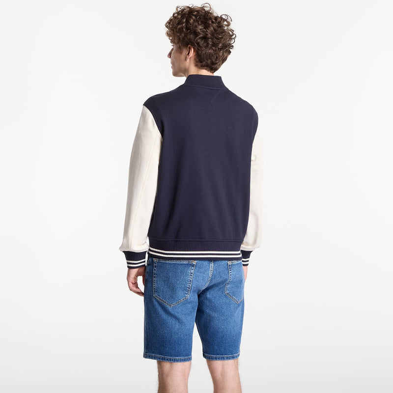 Tommy Hilfiger Script Colorblock Bomber Navy