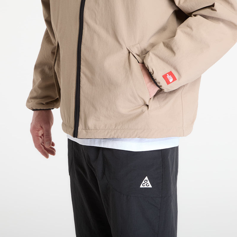 The North Face Redbox Reversible Fleece Jacket Mushroom Grey/ TNF Black