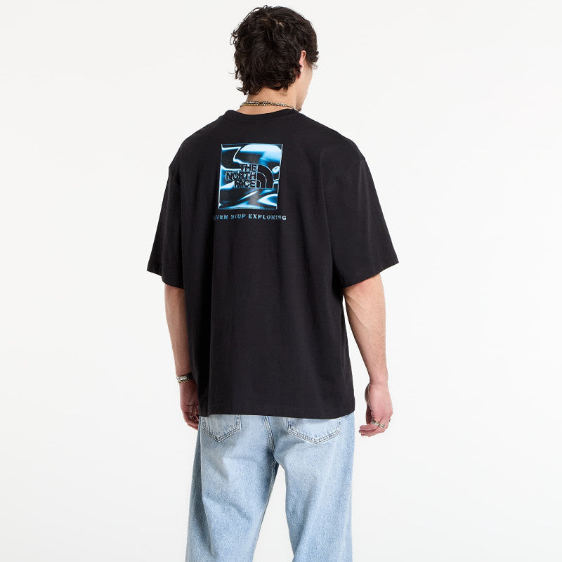 The North Face Liquid Box Nse Oversize Short Sleeve Tee-Graphic TNF Black